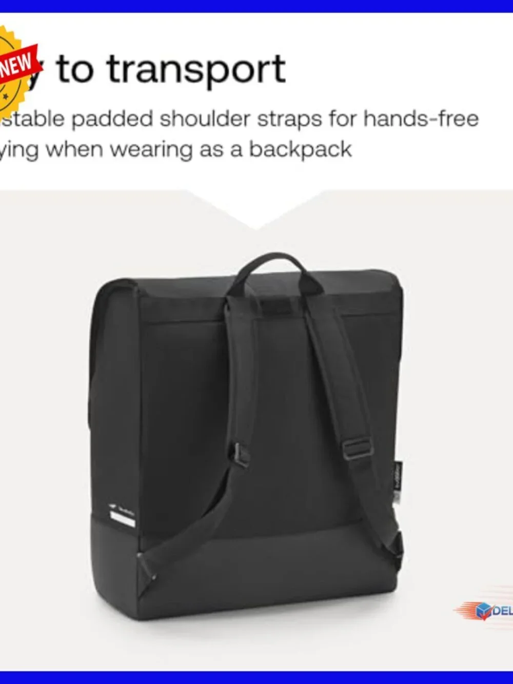 Stroller Travel Bag Durable Water-Repellent Polyester Shoulder Carry